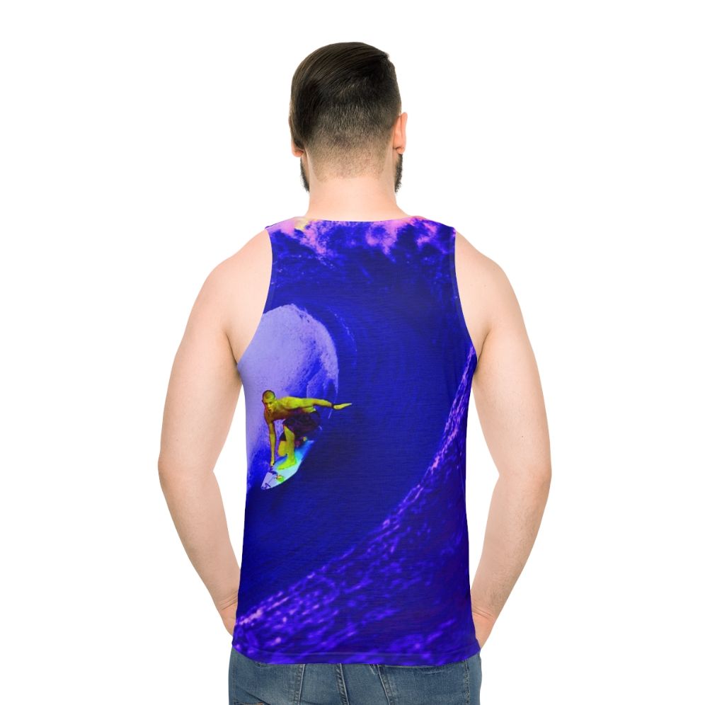 Coastal surf graphic unisex tank top