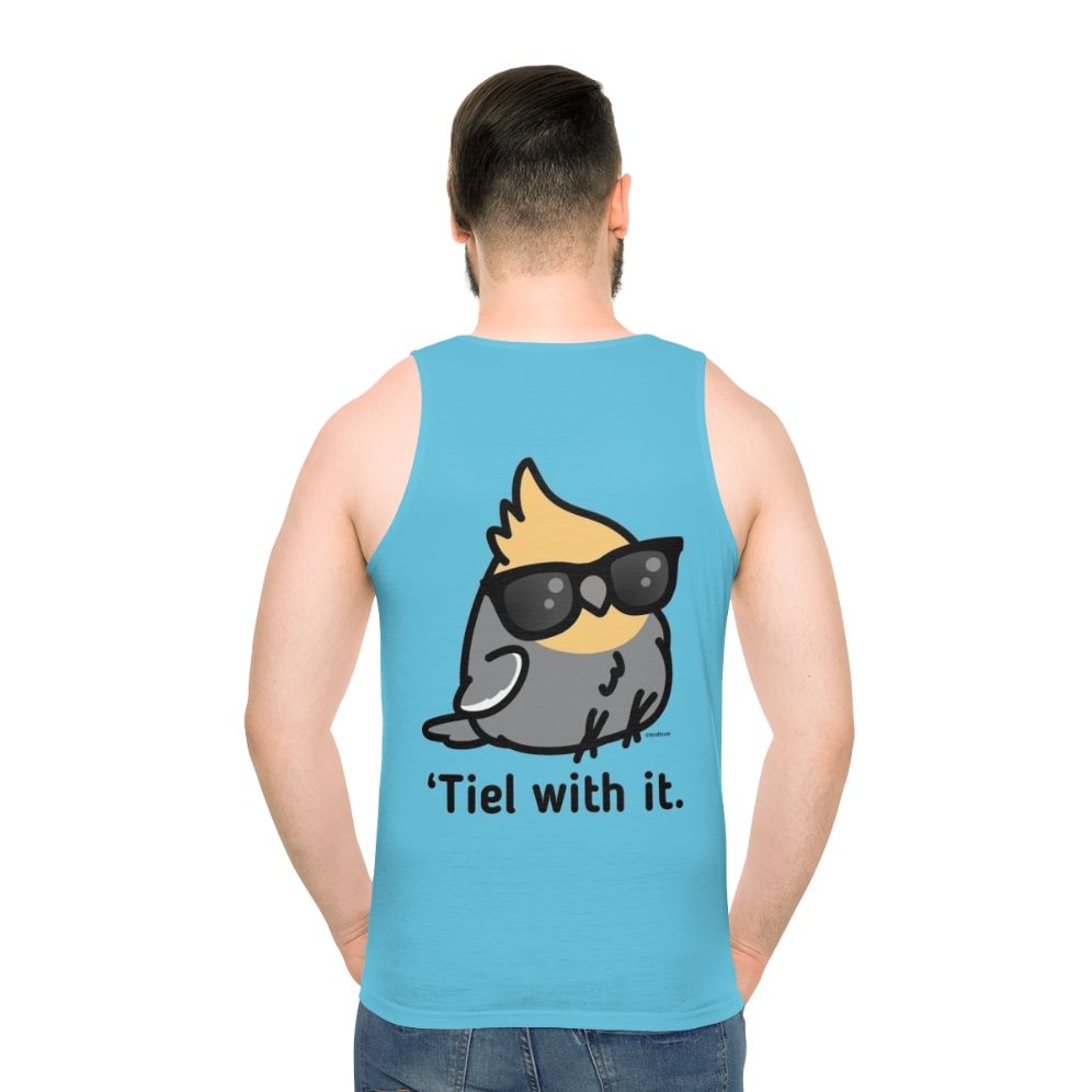 Cockatiel Unisex Grey Tank Top