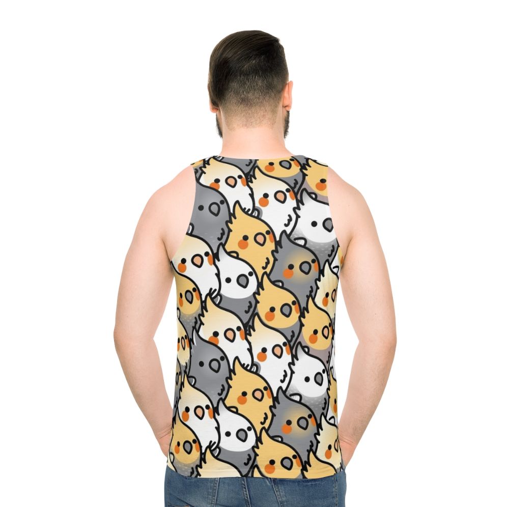 Cockatiel party unisex tank top