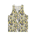 Cockatiel-themed unisex tank top