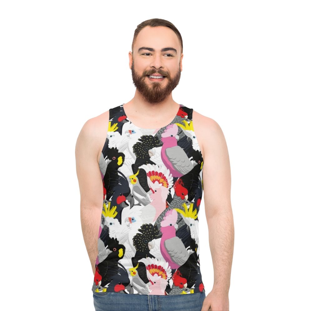 Cockatoo Inspired Unisex Tank Top