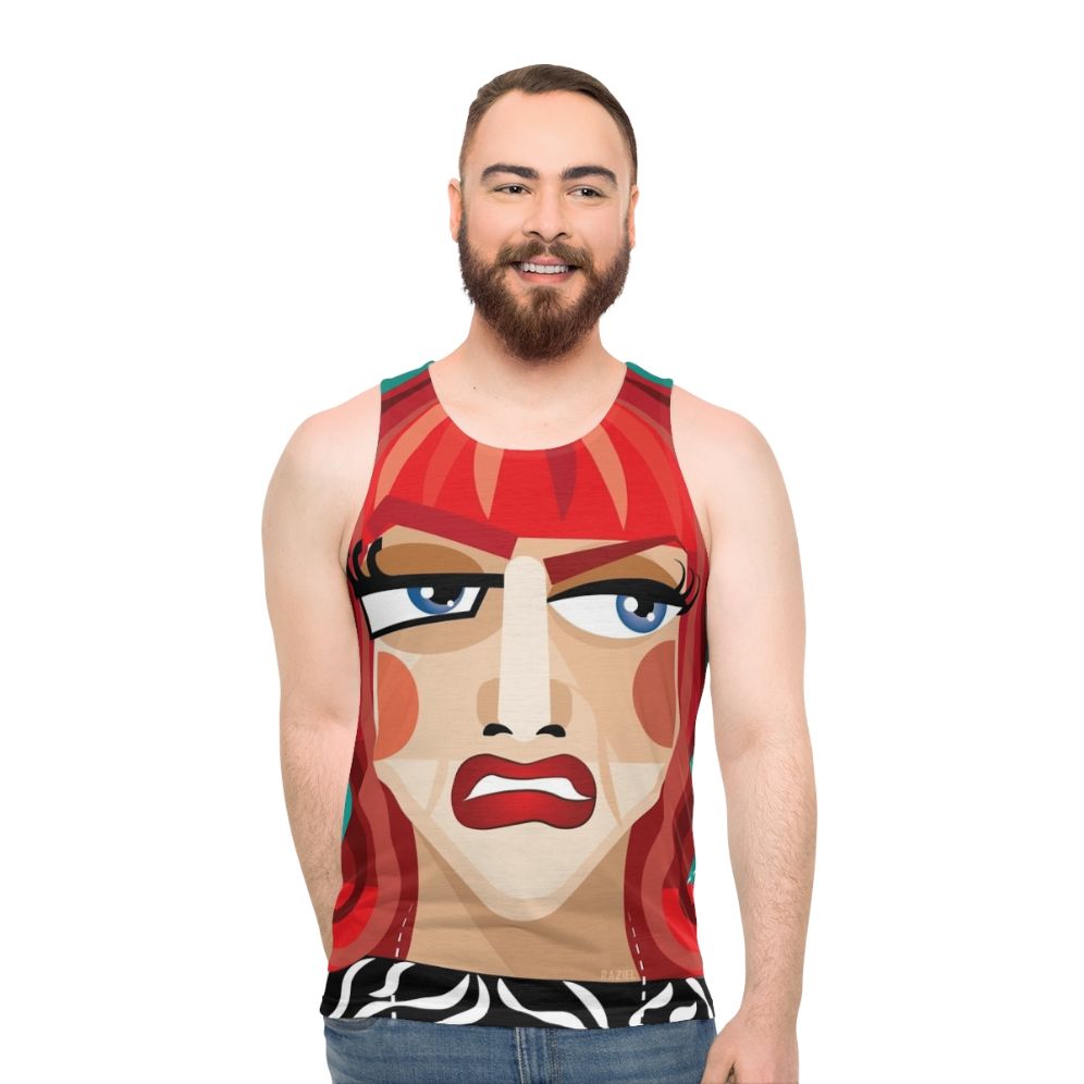 Coco Abstract Unisex Tank Top