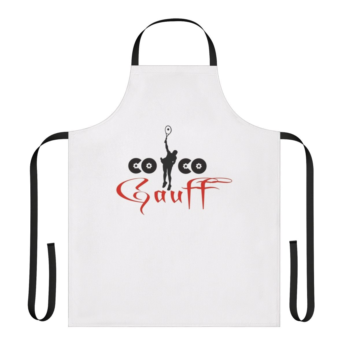 Coco Gauff tennis player inspired kitchen apron