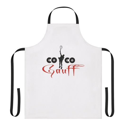Coco Gauff tennis player inspired kitchen apron