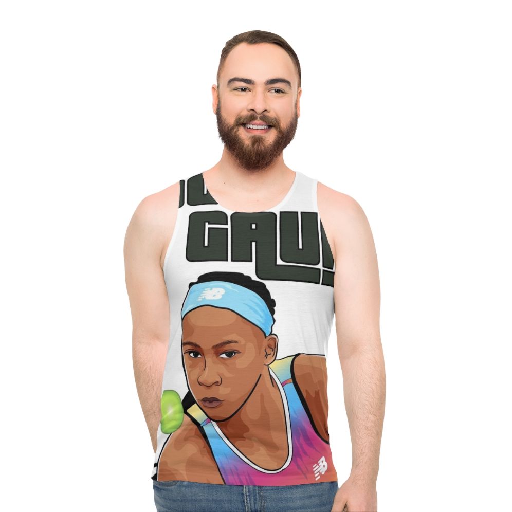 Coco Gauff Tennis Player Inspired Unisex Tank Top
