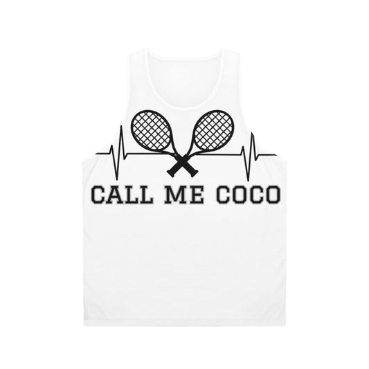 Coco Gauff Unisex Tennis Champion Tank Top