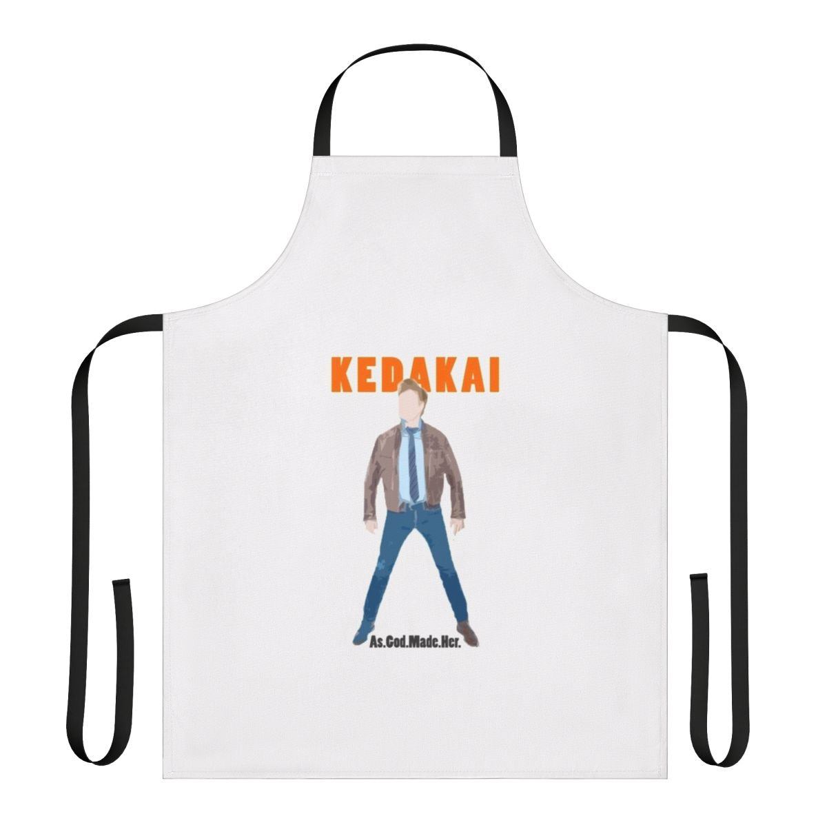 Stylish Kedakai-Themed Apron for Conan O'Brien Fans