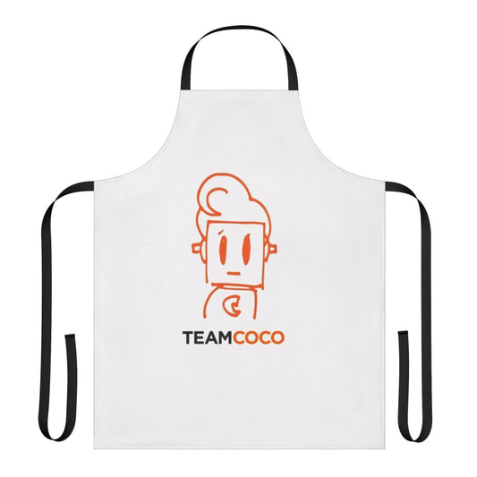 Coco-Inspired Robot Doodle Apron - Humorous Cooking Accessory