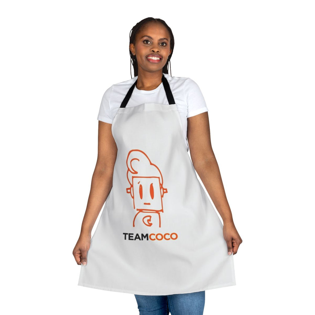 Coco-Inspired Robot Doodle Apron - Humorous Cooking Accessory