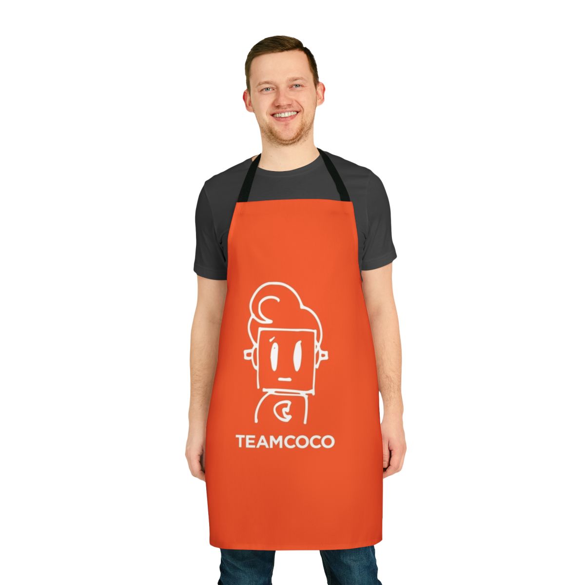Coco Robot Doodle Whiteout Apron, perfect for comedy TV show fans