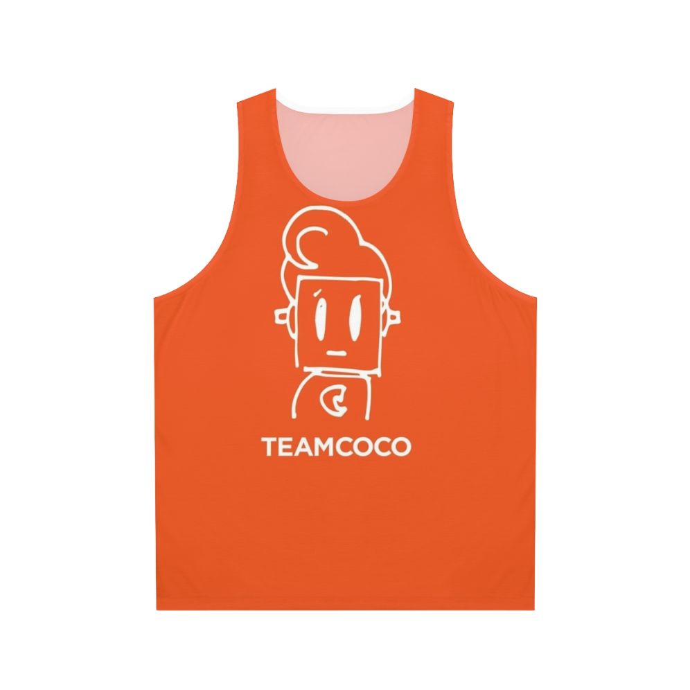 Coco Robot Doodle Whiteout Unisex Tank Top