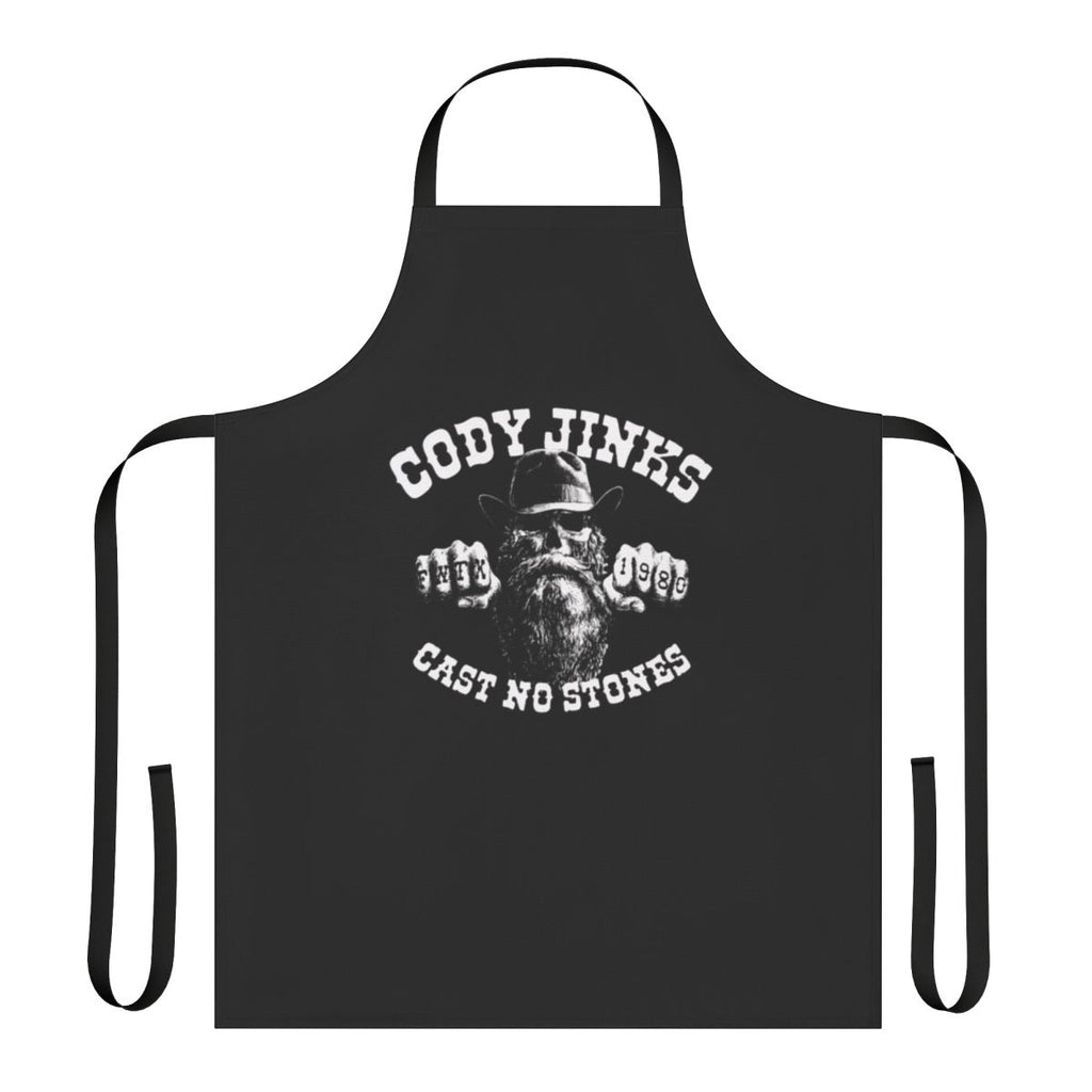 Cody Jinks country music lover wearing a high-quality apron
