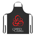 Coheed and Cambria inspired apron featuring the band's logo and dragonfly design