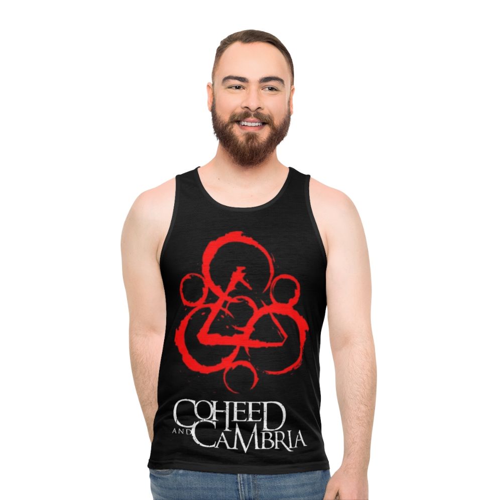 Coheed and Cambria Unisex Tank Top with Dragonfly Logo
