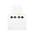 Coherence Unisex Tank Top with Minimalist Sci-Fi Inspired Design