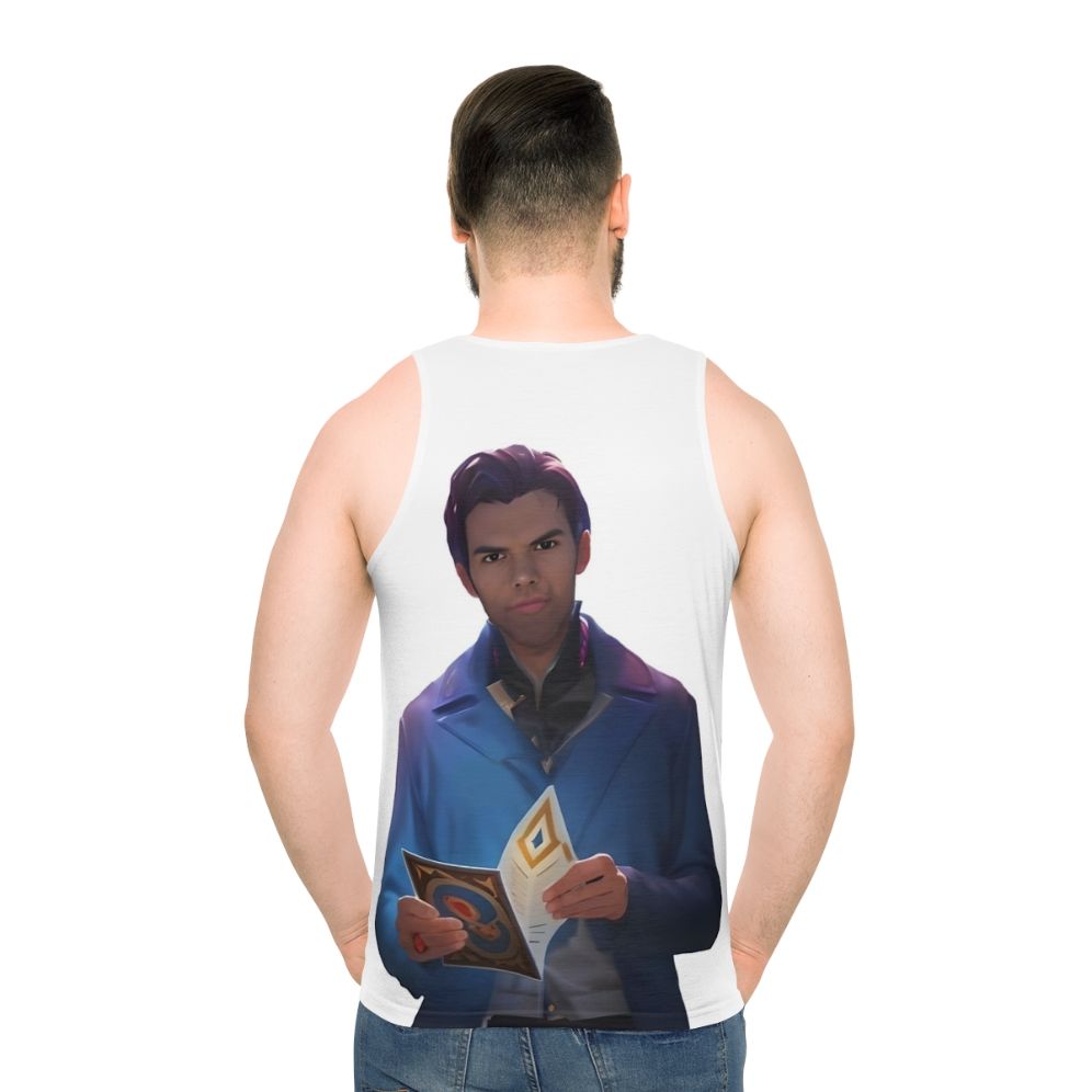 Colin Bridgerton Bridgerton Fan Art Unisex Blue Tank Top