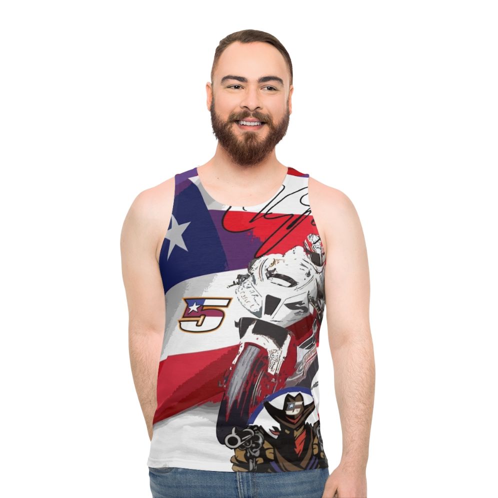 Colin Edwards MotoGP Legend Unisex Tank Top