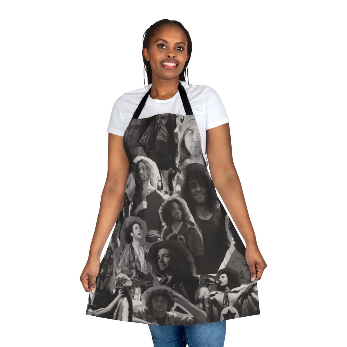 Collage-style apron featuring imagery of Danny Avidan from Game Grumps and Ninja Sex Party
