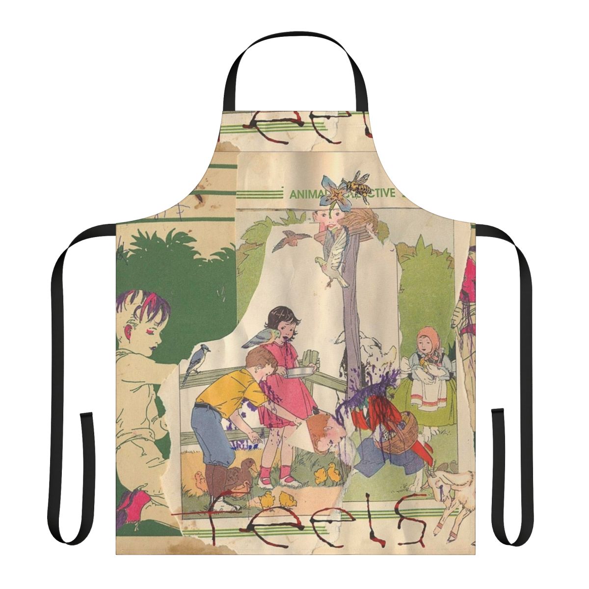 Feels Apron with Collectible Animal Design