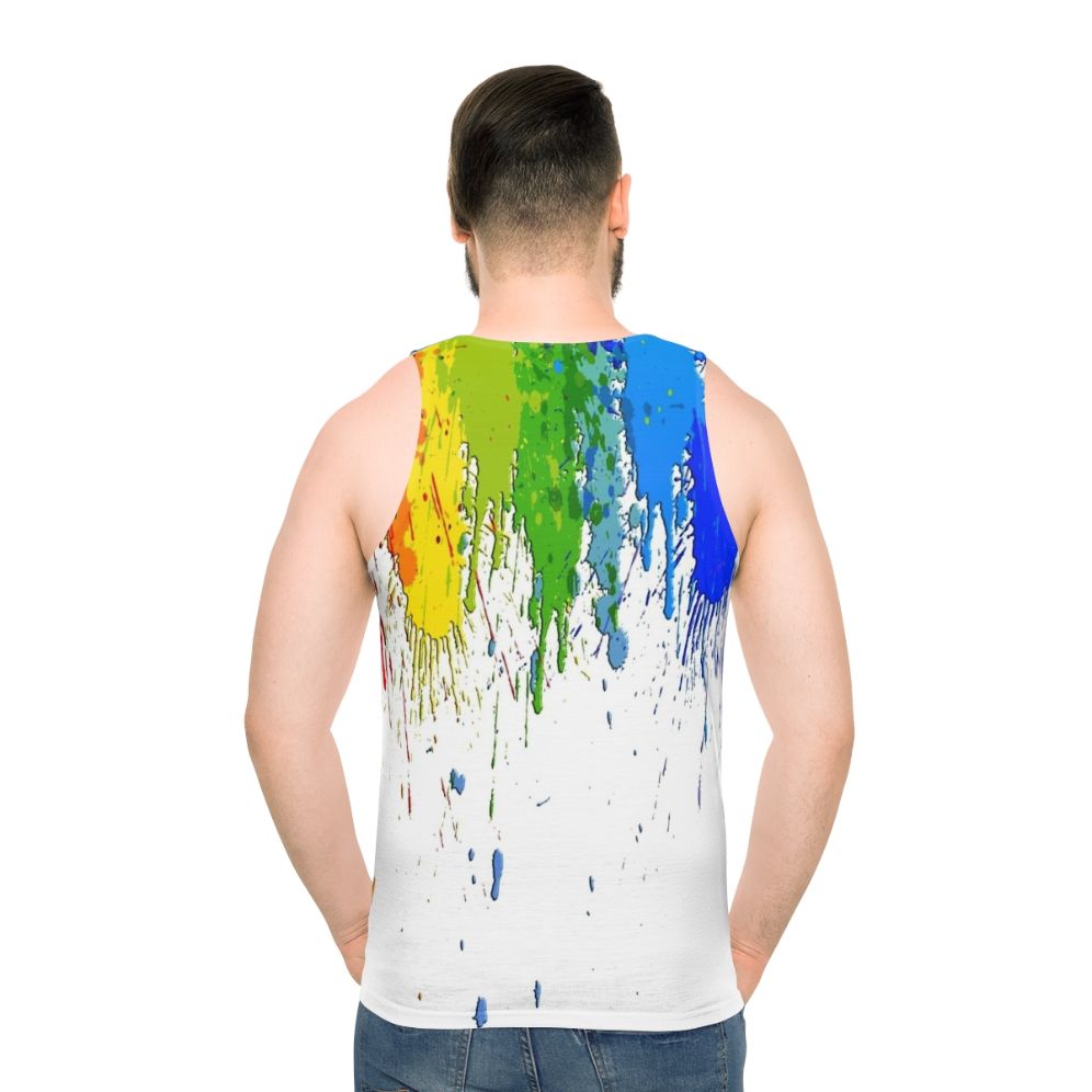 Color Splatter Unisex Tank Top