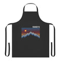 Denver Nuggets-themed kitchen apron with team colors and basketball graphics