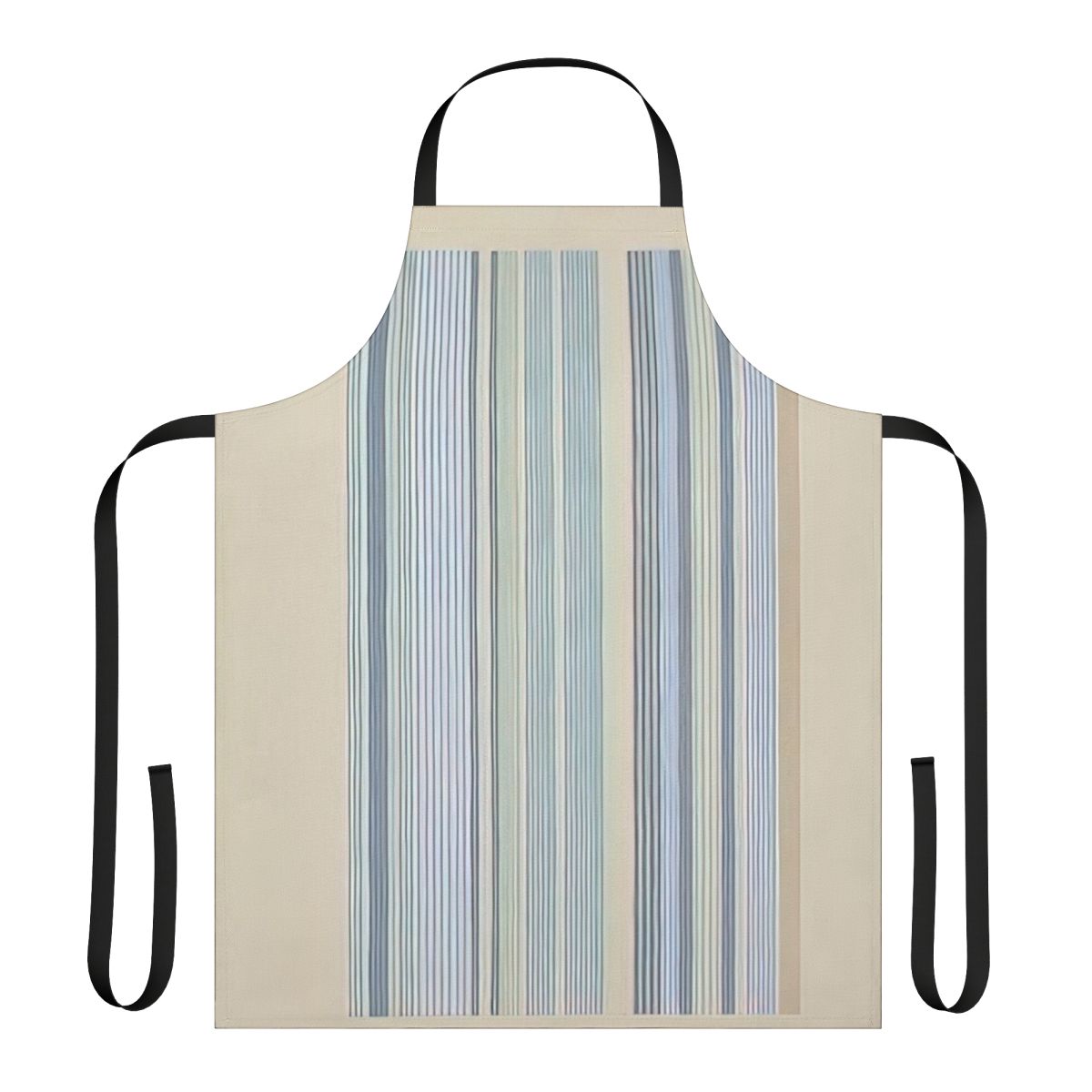 Colorful abstract art apron featuring the vibrant brushstrokes and patterns of artist Gene Davis