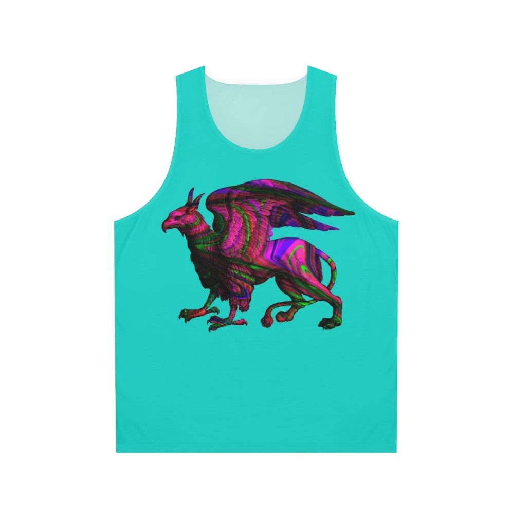 Colorful abstract griffin infinity unisex tank top