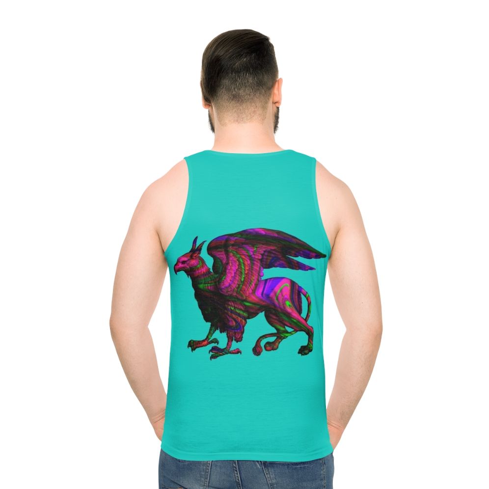 Colorful abstract griffin infinity unisex tank top