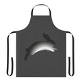 Whimsical apron featuring a colorful abstract design of legendary animals