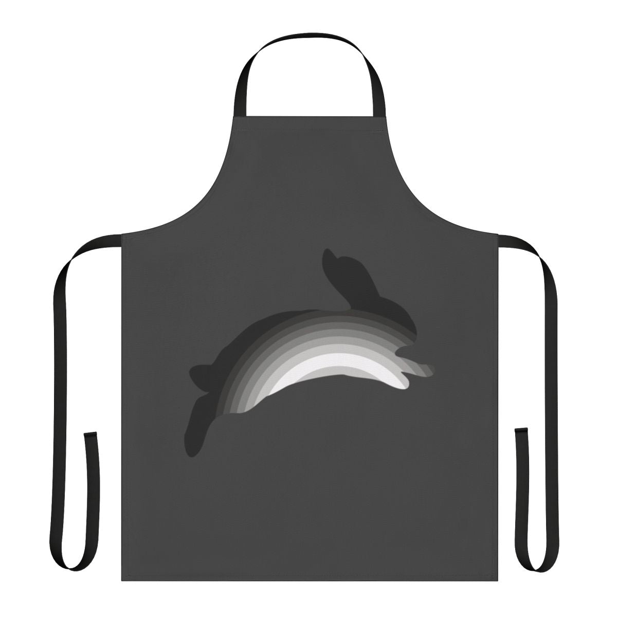 Whimsical apron featuring a colorful abstract design of legendary animals