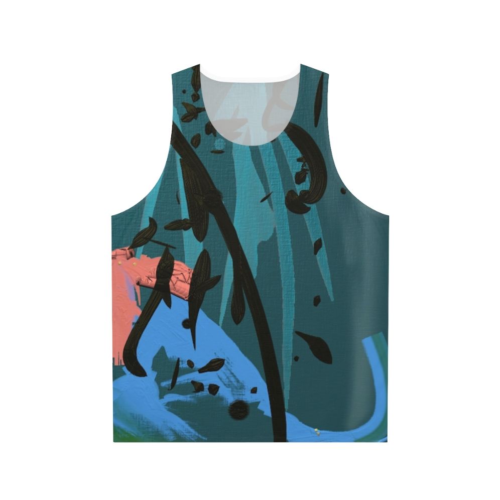 Colorful dance rehearsal unisex tank top