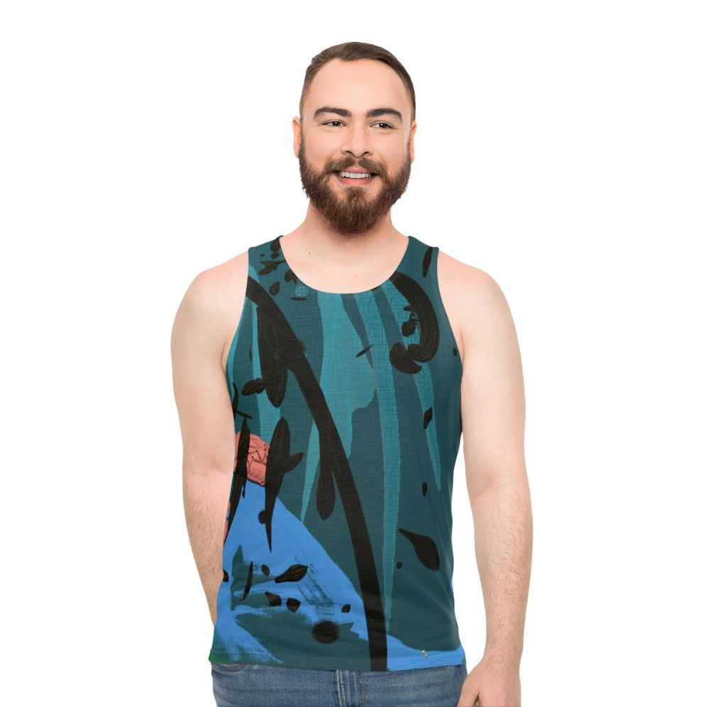 Colorful dance rehearsal unisex tank top