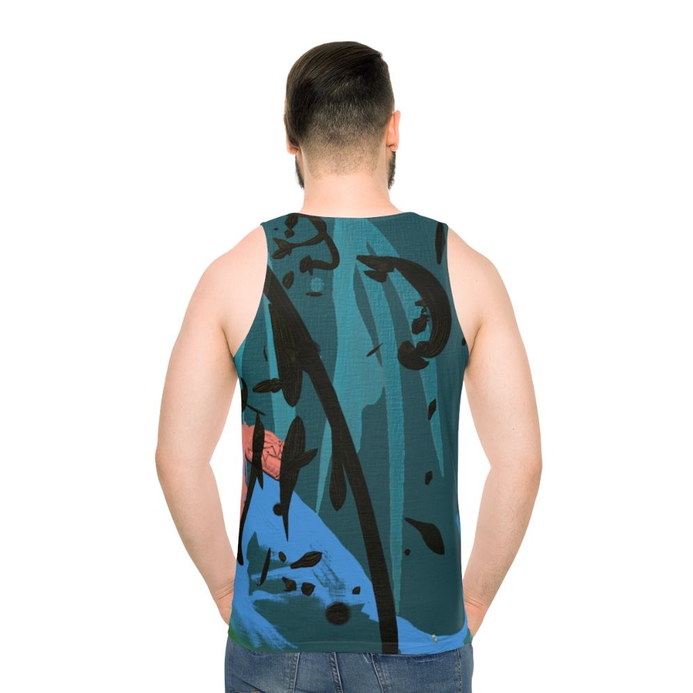 Colorful dance rehearsal unisex tank top