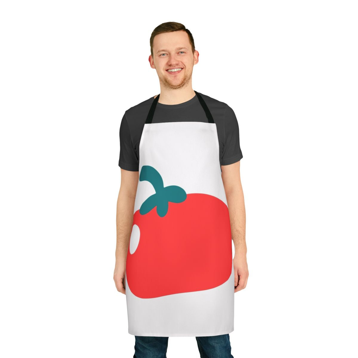 Colorful fruits design apron for cooking and baking