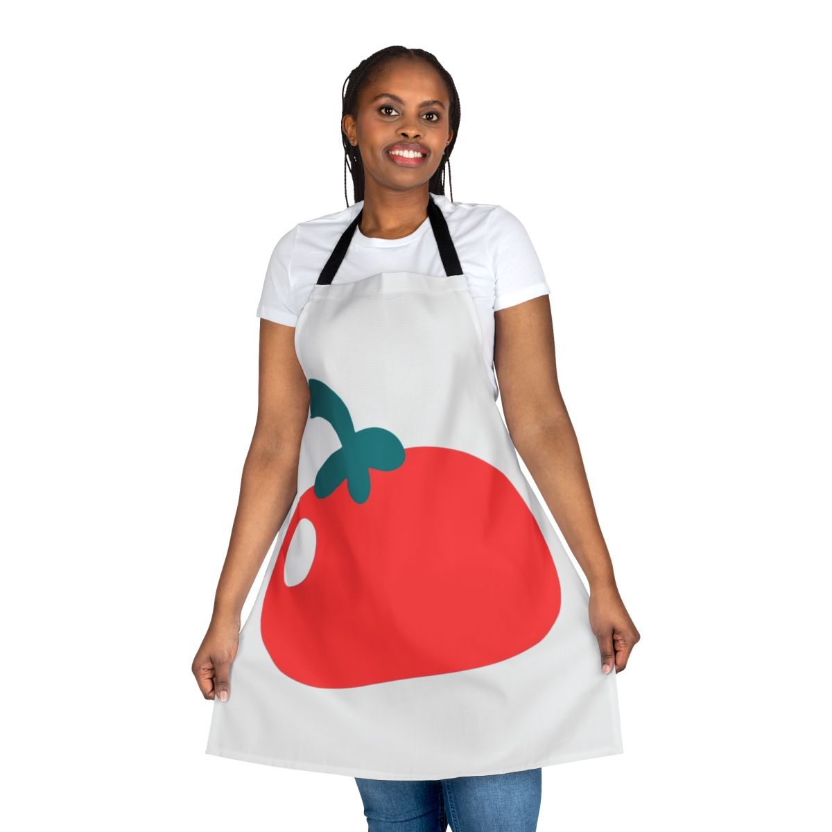 Colorful fruits design apron for cooking and baking