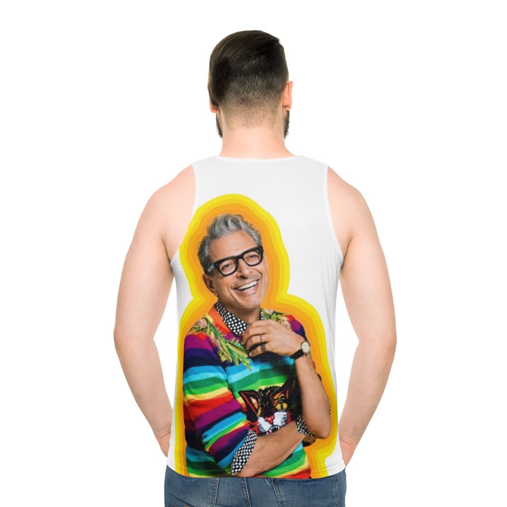 Colorful Jeff Goldblum "Happiness" Unisex Tank Top