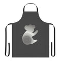 Vibrant apron featuring a stylized koala illustration in a legendary animal motif