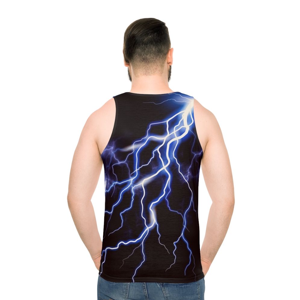 Colorful lightning graphic unisex tank top