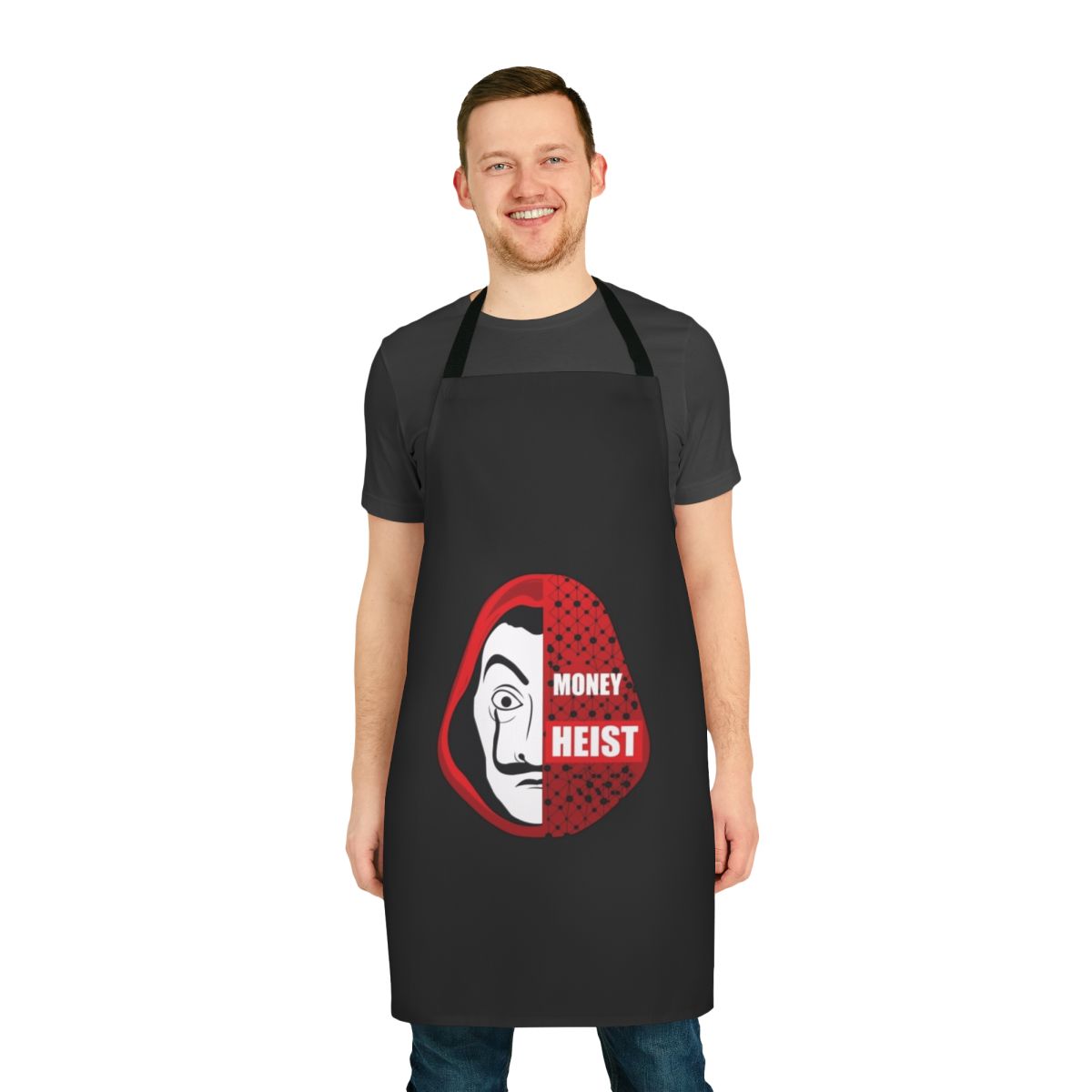 Colorful Money Heist Inspired Cosplay Apron
