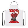 A vibrant apron featuring various Muppet characters like Kermit the Frog, Miss Piggy, and Gonzo.