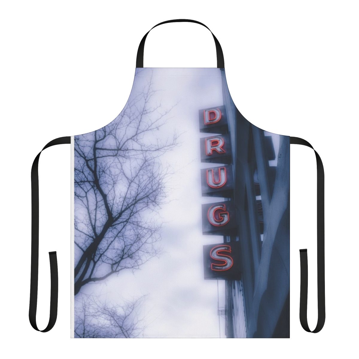 Vibrant neon-inspired apron for the kitchen
