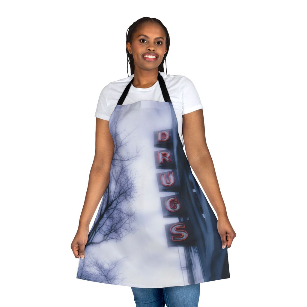 Vibrant neon-inspired apron for the kitchen
