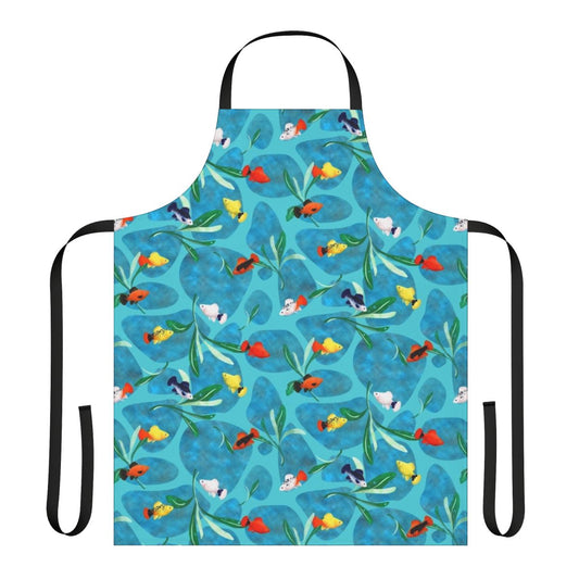 Vibrant Platy Fish Apron Showcasing the Beauty of Aquatic Life