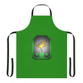 Vibrant apron inspired by the iconic Power Rangers characters and vehicles