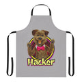 Colorful retro nostalgia puppet monster character apron