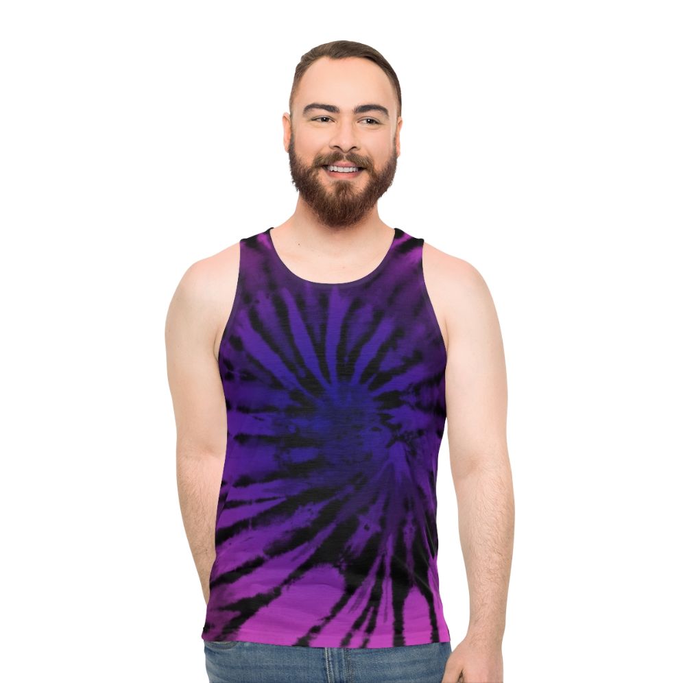 Colorful tie dye unisex tank top