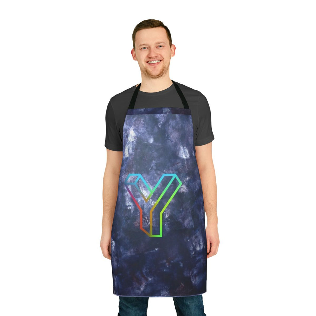 Vibrant years years-themed apron with a colorful design