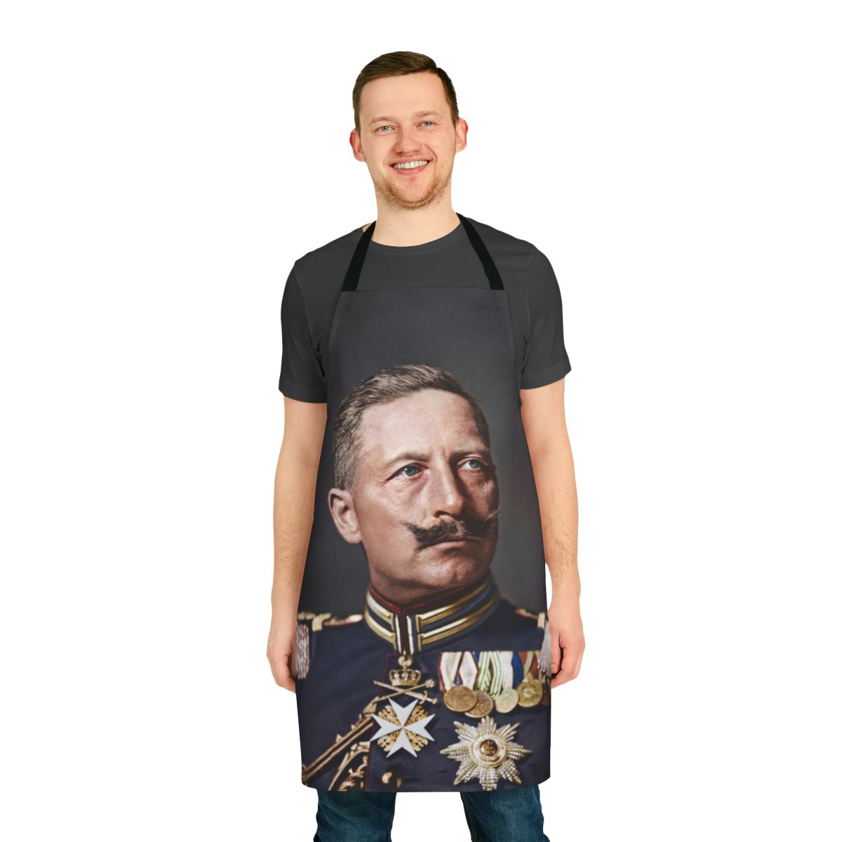 Colorized historical image of Kaiser Wilhelm II, the last monarch of the German Empire during World War 1