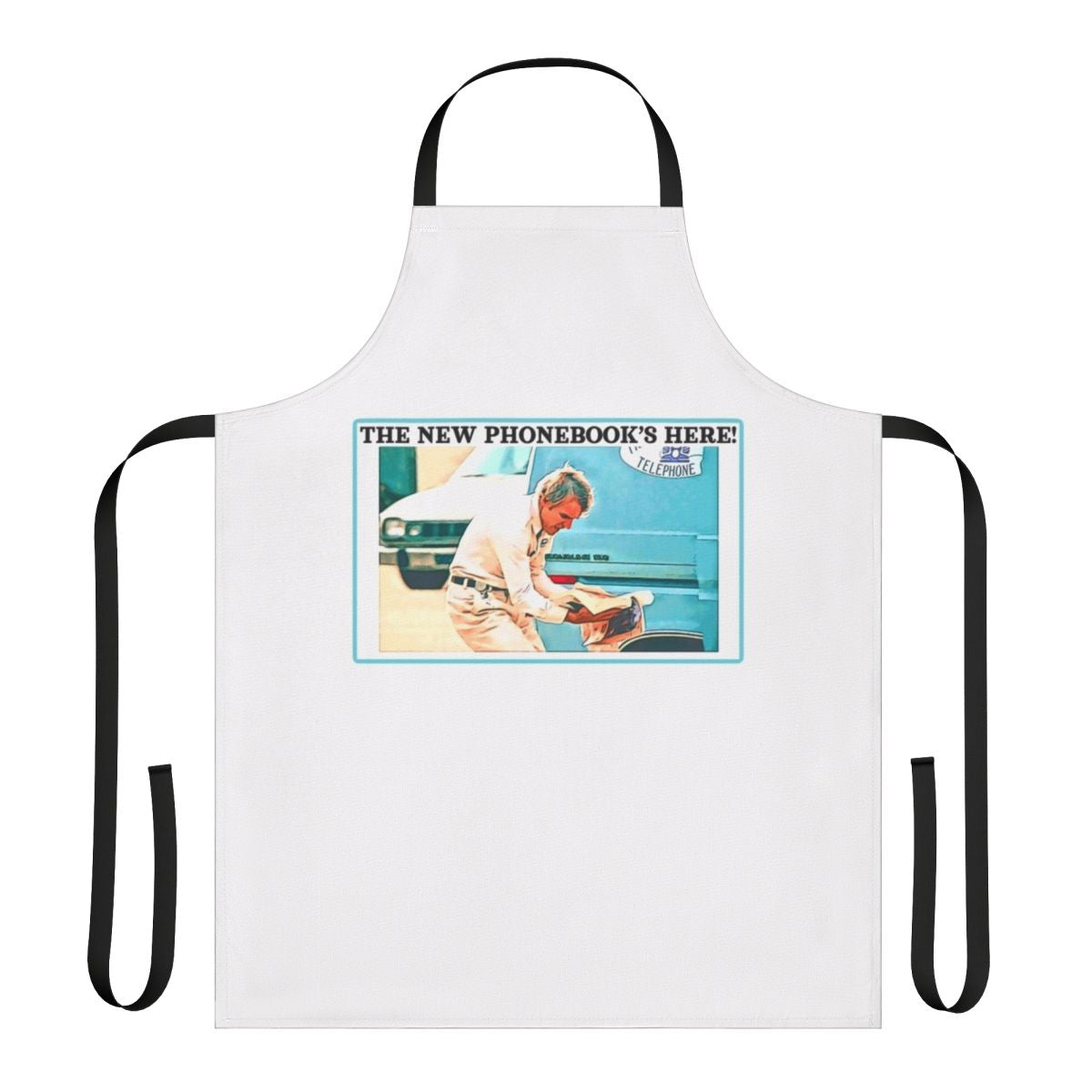 Comedic apron featuring Navin Johnson from the classic comedy film The Jerk
