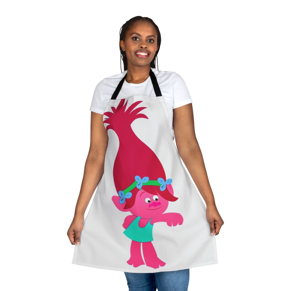 Soft and durable cotton apron with adjustable neck and waist ties, perfect for cooking, baking, gardening, and more.